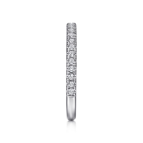 18K White Gold Diamond Matching Wedding Band