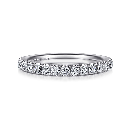 18K White Gold Diamond Matching Wedding Band