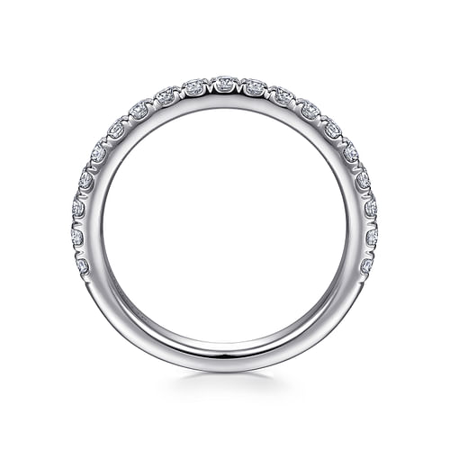 18K White Gold Diamond Matching Wedding Band