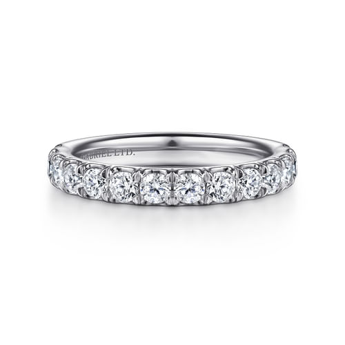 18K White Gold Diamond Matching Wedding Band