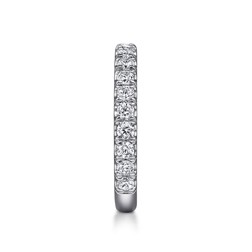 18K White Gold Diamond Matching Wedding Band