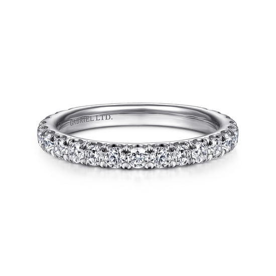 Gabriel - 18K White Gold Diamond Matching Wedding Band Gabriel - 18K White Gold Diamond Matching Wedding Band