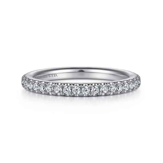 Gabriel - 18K White Gold Diamond Matching Wedding Band