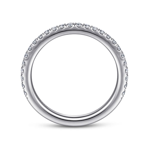 18K White Gold Diamond Matching Wedding Band