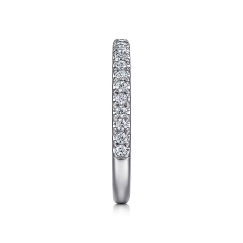 18K White Gold Diamond Matching Wedding Band
