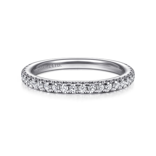 18K White Gold Diamond Matching Wedding Band