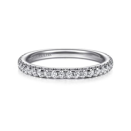 Gabriel - 18K White Gold Diamond Matching Wedding Band