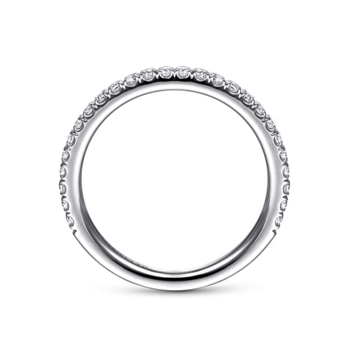 18K White Gold Diamond Matching Wedding Band