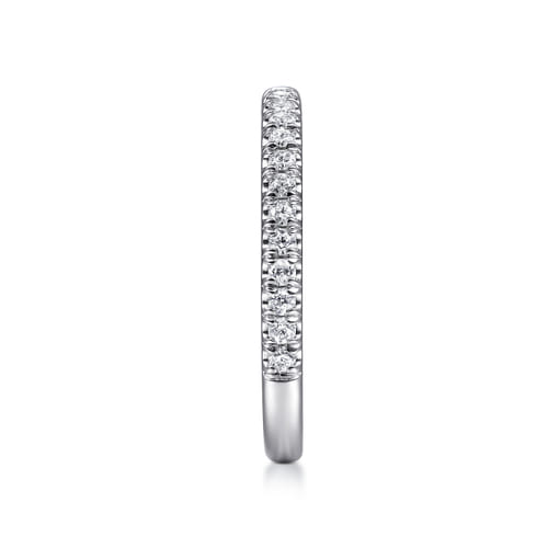 18K White Gold Diamond Matching Wedding Band
