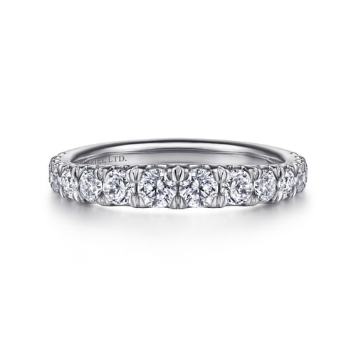 18K White Gold Diamond Matching Wedding Band