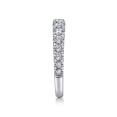 18K White Gold Diamond Matching Wedding Band