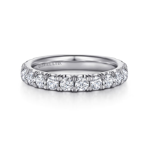18K White Gold Diamond Matching Wedding Band