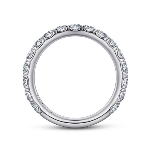 18K White Gold Diamond Matching Wedding Band