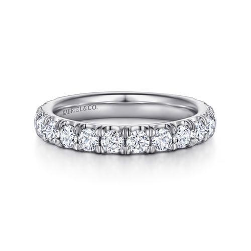 18K White Gold Diamond Matching Wedding Band