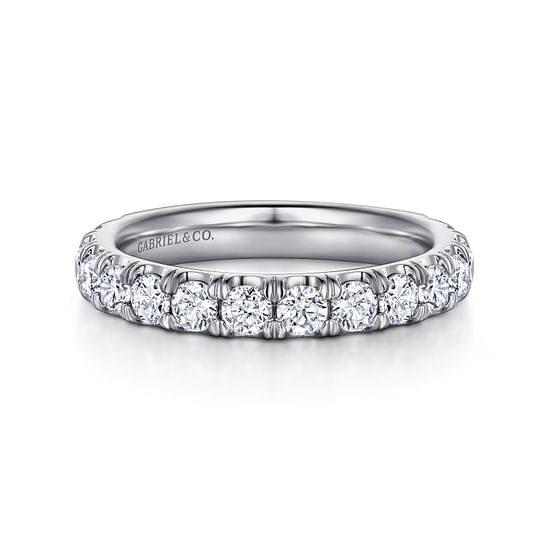 Gabriel - 18K White Gold Diamond Matching Wedding Band