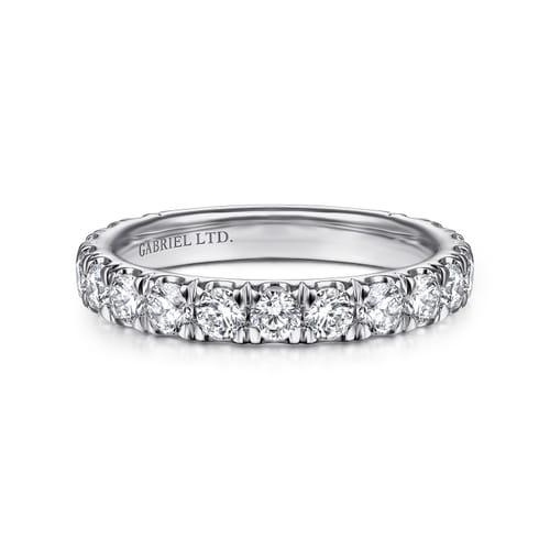 18K White Gold Diamond Matching Wedding Band 18K White Gold Diamond Matching Wedding Band