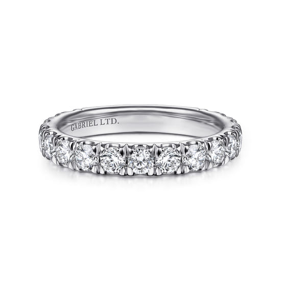 Gabriel - 18K White Gold Diamond Matching Wedding Band Gabriel - 18K White Gold Diamond Matching Wedding Band