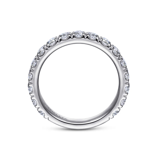 18K White Gold Diamond Matching Wedding Band 18K White Gold Diamond Matching Wedding Band