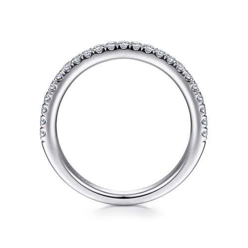 18K White Gold Diamond Matching Wedding Band