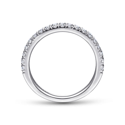 18K White Gold Diamond Matching Wedding Band 18K White Gold Diamond Matching Wedding Band