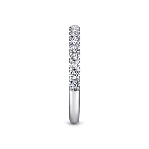 18K White Gold Diamond Matching Wedding Band 18K White Gold Diamond Matching Wedding Band