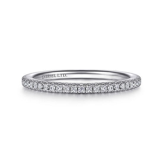 Gabriel - 18K White Gold Diamond Matching Wedding Band