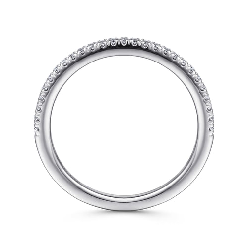 18K White Gold Diamond Matching Wedding Band