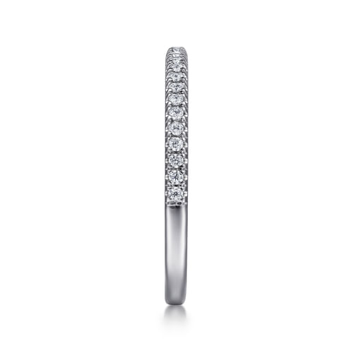 18K White Gold Diamond Matching Wedding Band