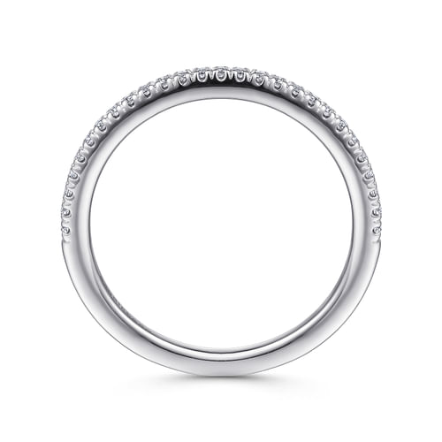 18K White Gold Diamond Matching Wedding Band