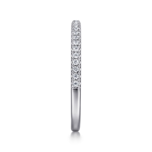 18K White Gold Diamond Matching Wedding Band