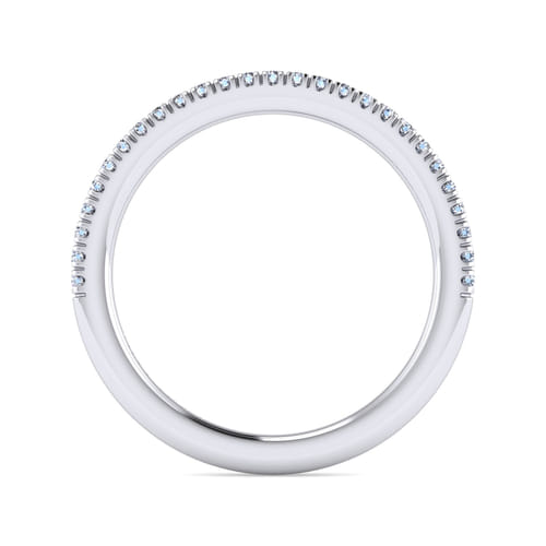 18K White Gold Diamond Matching Wedding Band