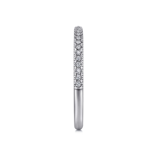 18K White Gold Diamond Matching Wedding Band