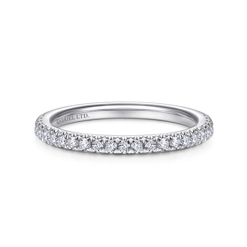 18K White Gold Diamond Matching Wedding Band