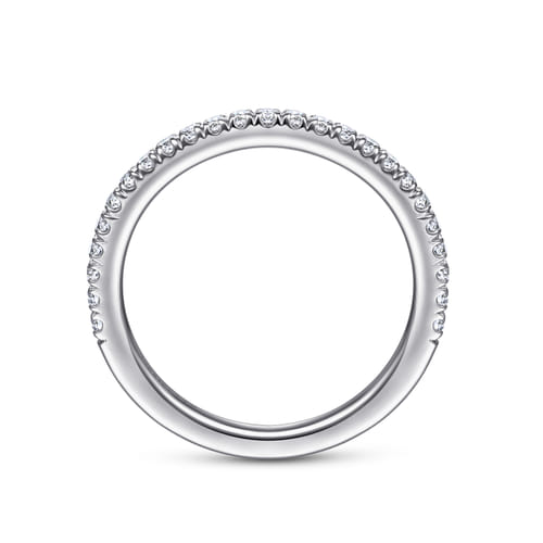18K White Gold Diamond Matching Wedding Band