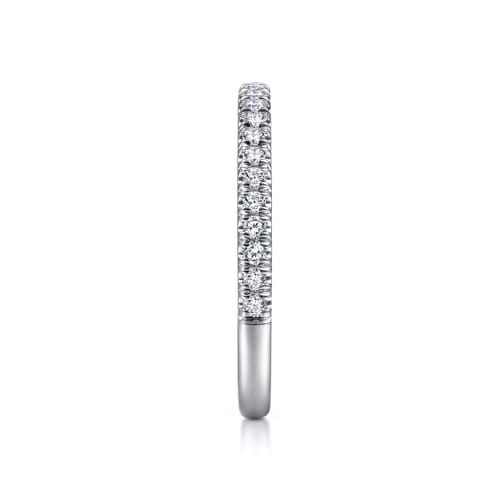 18K White Gold Diamond Matching Wedding Band