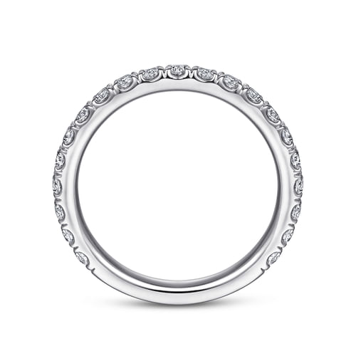 18K White Gold Diamond Matching Wedding Band