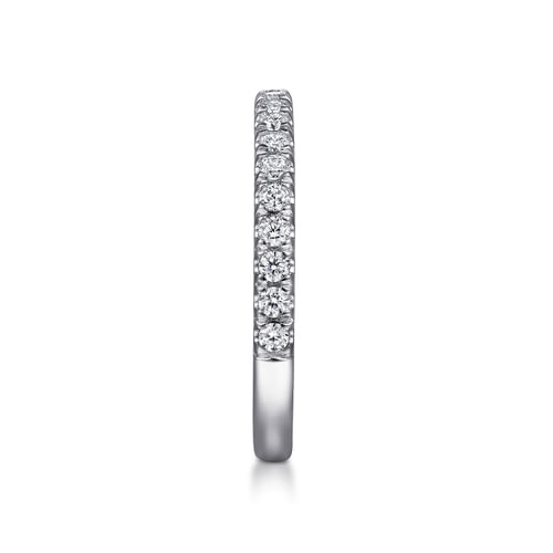 18K White Gold Diamond Matching Wedding Band