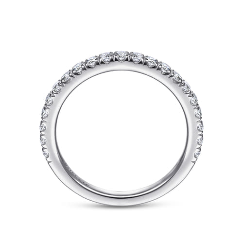 18K White Gold Diamond Matching Wedding Band