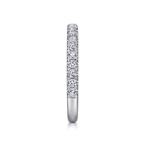 18K White Gold Diamond Matching Wedding Band