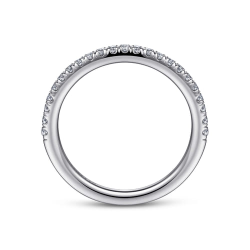 18K White Gold Diamond Matching Wedding Band