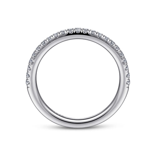 18K White Gold Diamond Matching Wedding Band
