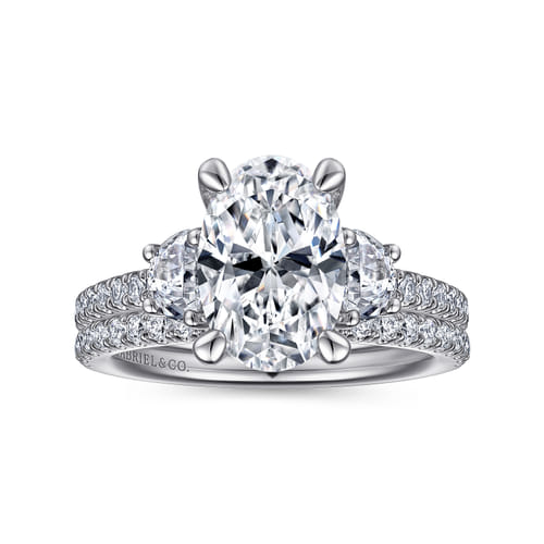 18K White Gold Diamond Matching Wedding Band