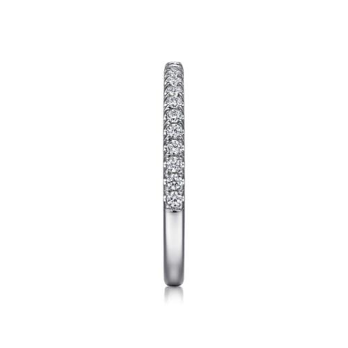 18K White Gold Diamond Matching Wedding Band