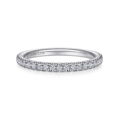 18K White Gold Diamond Matching Wedding Band
