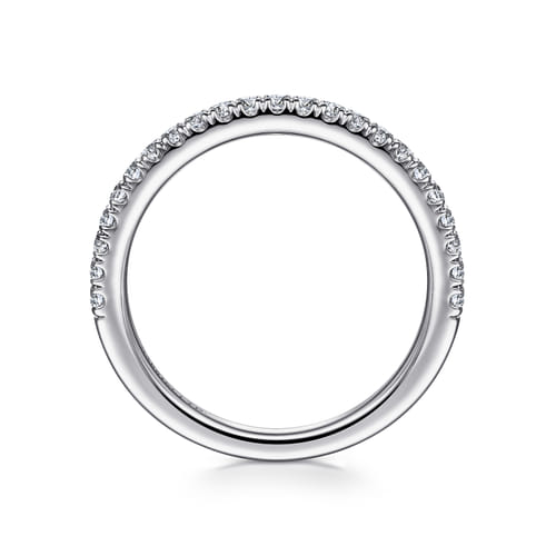 18K White Gold Diamond Matching Wedding Band