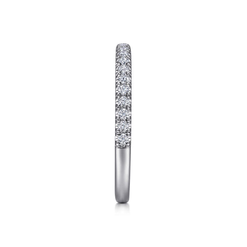18K White Gold Diamond Matching Wedding Band
