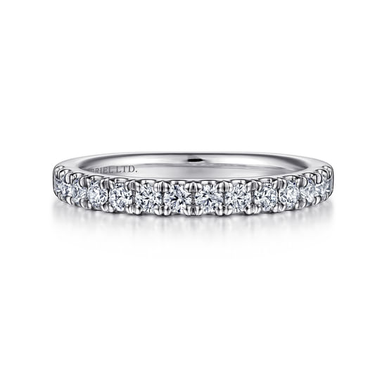 Gabriel - 18K White Gold Diamond Matching Wedding Band