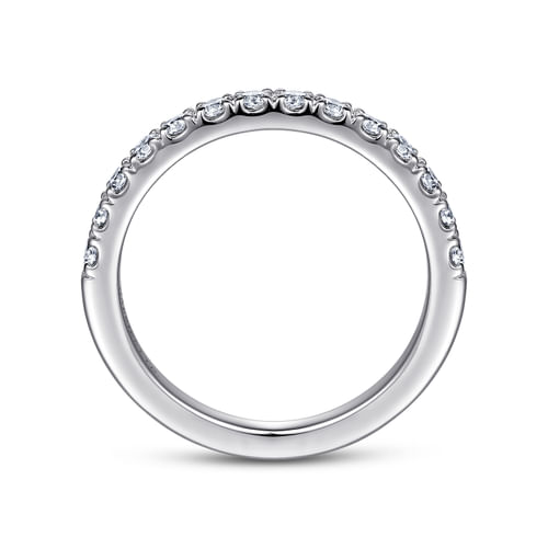 18K White Gold Diamond Matching Wedding Band