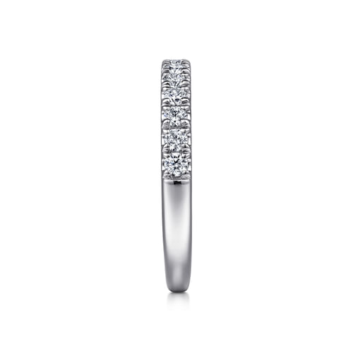18K White Gold Diamond Matching Wedding Band
