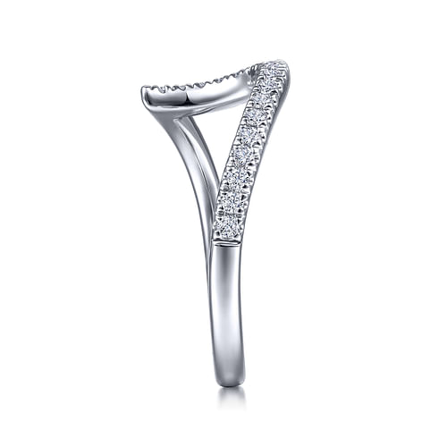18K White Gold Diamond Matching Wedding Band